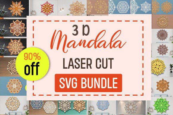 3D Layered Mandala Laser Cut SVG Bundle: A Guide
