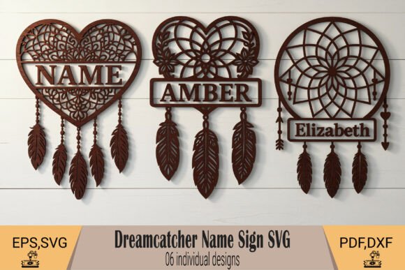 Create a Dreamcatcher Name Sign SVG for Any Room
