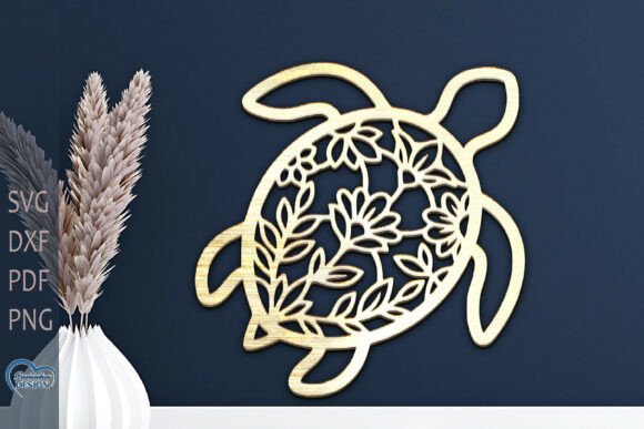 Elegant Sea Turtle Laser Cut Wall Decor for Your Home