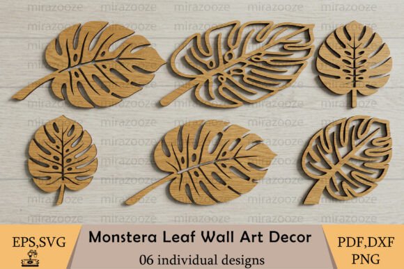 Monstera Leaf Wall Art Decor: Tropical Elegance for Your Space
