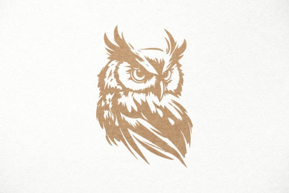 Owl Portrait SVG: Engraving & Cutting Files for Crafters