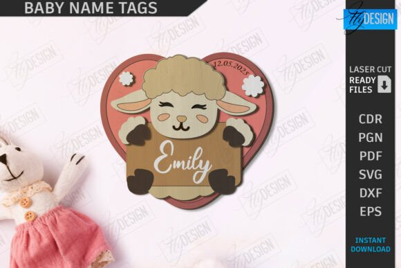Personalize Your Nursery with a Laser Cut Round Wall Sign