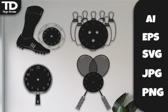 Wall Clock Svg Bundles for Creative Laser Cutting Projects